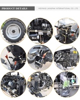 Ferme agricole chinoise jardin petit 20hp 25hp 30hp 35hp 40hp 50hp tracteur agricole 4 wd