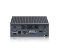 Mini PC Sin Ventilador RK3568, Gateway de Borde de Cuatro Núcleos X8-RK3568-F14H, RAM LPDDR4, Almacenamiento Integrado, Doble Ethernet, Gateway Industrial con IA