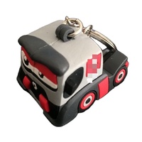 Porte-clés 3D en PVC personnalisé, écologique et durable, en forme de pneu de camion, design cool, cadeau d'affaires, souvenir