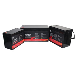 高容量24V 200AH 300AH 400AH 12V 100AH Lifepo4リチウムイオン電池パックBluetoothアプリコントロール太陽光発電システム用 - Product Image 5