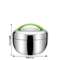 Boîte à lunch isotherme en acier inoxydable, capacité 1-3L, avec poignée, pour la conservation de la fraîcheur des aliments