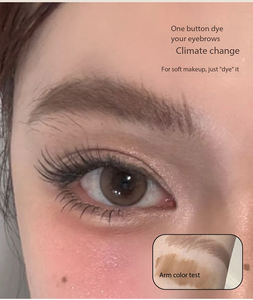Crayon à <span class=keywords><strong>sourcils</strong></span> végétalien double embout Private Label Cloud 2-en-1, longue tenue, waterproof, couleur naturelle, effet plumeux - Product Image 3