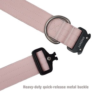 ปลอกคอสุนัขไนลอนบุฟองน้ำสีตามสั่ง LUNONG ลายพิมพ์ปรับได้ หัวเข็มขัดโลหะนุ่ม พร้อมห่วงรูปตัว D งานฝีมือประณีต อุปกรณ์สำหรับสัตว์เลี้ยง - Product Image 3