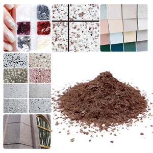 Feuille de Mica synthétique en poudre de perle de Mica dorée naturelle pour revêtements de pierre véritable à bas prix - Product Image 1