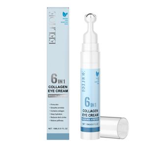 Crema de Ojos con Colágeno, Fórmula Personalizada 6 en 1, Tratamiento Antiarrugas con Bakuchiol, Rodillo para el Contorno de Ojos, Reduce las Ojeras y Reafirma - Product Image 5