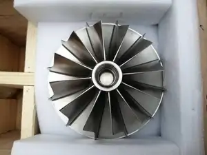 China Factory CNC Machining Nickel Base Alloy Inconel Stainless Steel Impeller CNC Machining Part