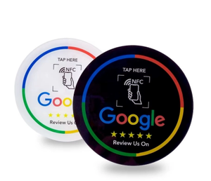 Etiqueta NFC <span class=keywords><strong>para</strong></span> Reseñas de <span class=keywords><strong>Google</strong></span>, Tocar <span class=keywords><strong>para</strong></span> Resentar, Marketing en Redes Sociales, Letrero Comercial sin Contacto <span class=keywords><strong>para</strong></span> Restaurantes, Tiendas y Comercios Minoristas - Product Image 2