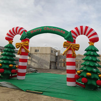 2023 décorations de noël personnalisées arche gonflable arbre de noël nouvelle conception publicité gonflables