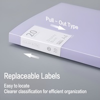 Classeur rembourré A4 grande capacité - Organiseur de documents à 30 clips