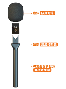 SX70 <b>Wireless</b> <b>Microphone</b> Holder, Handheld <b>Microphone</b> Holder Clip, Handheld <b>Microphone</b> - Product Image 3
