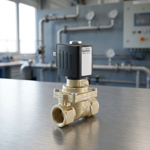 Vanne solénoïde Burkert 6281EV A20.0 NBR G3/4 24V DC pour le contrôle des fluides à température normale - Product Image 3