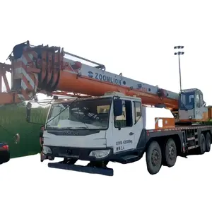 Sử dụng 50ton xe tải cẩu máy móc xây dựng hiệu suất tốt nhất chất lượng cao zoomlion qy50v thủy lực Kính thiên văn bùng nổ