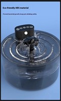 Fontaine à eau automatique sans fil pour animaux de compagnie, ABS, 2,6 L, fontaine à eau pour chat à induction, 3 modes, distributeur d'eau pour animaux de compagnie