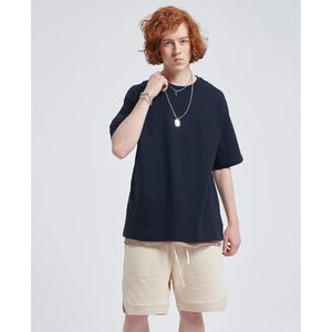 T-shirt surdimensionné pour homme FOXA, coupe ample, col rond, manches courtes, jersey de coton respirant, streetwear, haut de sport pour la gym - Product Image 4