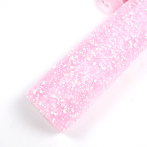 Trắng Dot Shiny <span class=keywords><strong>Polyester</strong></span> Quà Tặng Gói Lưới Chuyên Nghiệp Màu Hoa Gói Giấy Lưới - Product Image 4