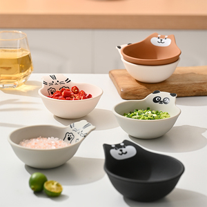Silicone Hàn Quốc Thiết Kế Phim Hoạt Hình Mini Gia Vị Bát Dễ Thương Không-Trượt Ngâm Nước Sốt Khay Quà Tặng Doanh Nghiệp Nhà Bếp Ăn Bộ Đồ Ăn - Product Image 5