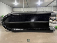 Bateau pneumatique robuste de 5 m avec plancher en aluminium, radeau gonflable en PVC gris pour 10 personnes, idéal pour la pêche, les patrouilles et les aventures en plein air