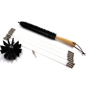 Flexible Nylon la Cheminée Rotative De Nettoyage Brosse Gaine De Ventilation De Nettoyage Ensemble Ramoneur Kit pour Cheminée/Sèche-Vent/Tuyau D'égout - Product Image 1