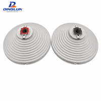 Tambour de câble en aluminium de 18 pieds pour système de levage vertical de porte de garage avec 2 bobines pré-entroulées