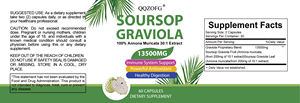 Organik Graviola Soursop Yaprağı Kapsülleri Özel Etiketli Bağışıklık ve Bağırsak Sağlığı Takviyesi Graviola Soursop Kapsülleri - Product Image 6