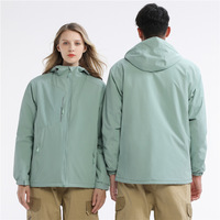 Veste coupe-vent unisexe Yutuo de haute qualité, légère, à capuche, imperméable, coupe-vent, respirante, avec impression de lettres, pour l'hiver
