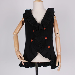 Chica traje de moda de diario Casual tops boutique niños Niña de collar cardigan top - Product Image 2