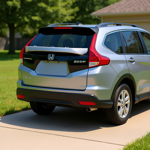 Aileron arrière pour Honda CRV 2012-2015 Finition mate ABS Style de tuning Ducktail Lèvre de pare-chocs avec ruban adhésif ou installation par vis - Product Image 2