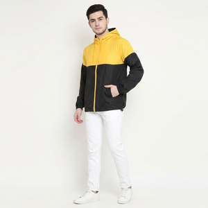 Men's New Fashion Lightweight Warm Hooded Winter Windbreaker Jacket High Performance <b>Canvas</b> Cotton Lined - Product Image 1