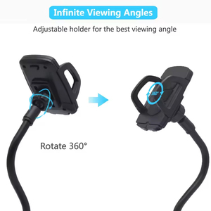 Factory Price Wholesale Adjustable Flexible Dual Cup Holder Phone Mount Stand 360 Rotating Extendable Arm One-Hand Operation - Product Image 6