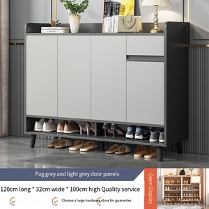 Mueble <span class=keywords><strong>zapatero</strong></span> nórdico de estilo simple, multicolor y con capacidad para todo tipo de calzado, diseñado para la entrada de la sala de estar. - Product Image 2