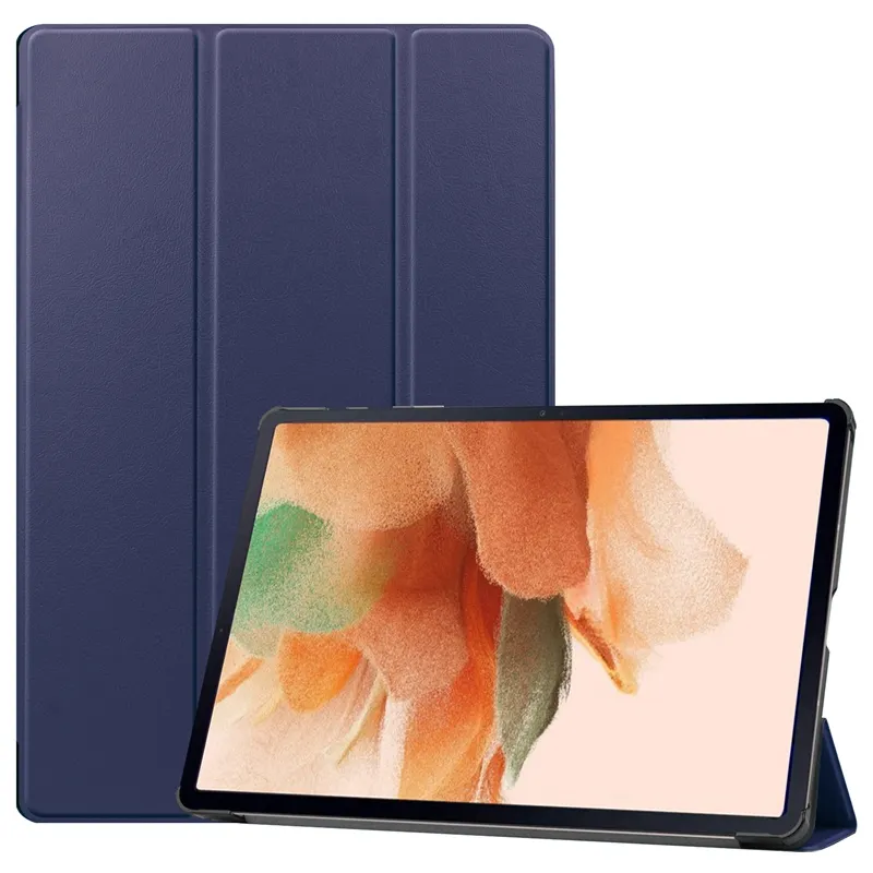 เคสหนังแท็บเล็ต S7FE 12.4นิ้ว,สำหรับ Samsung Galaxy Tab S7 FE 12.4 2021 T730 T736 SM-T730 Lite Smart Cover