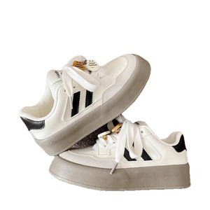 Original gris violet à semelles épaisses femmes dopamine Niche chaussures 2025 printemps nouvel étudiant tout-match décontracté marche Style chaussures - Product Image 2