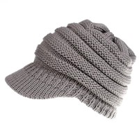 Gorra de Béisbol Tejida de Malla, Gorras Deportivas de Béisbol Personalizadas, Gorra de Béisbol de Acrílico de Alta Calidad para Invierno, con Visera para el Sol