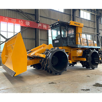 Compacteur d'ordures 20 tonnes 26 tonnes 30 tonnes Compacteur à rouleaux de moteur Compacteur à rouleaux d'ordures