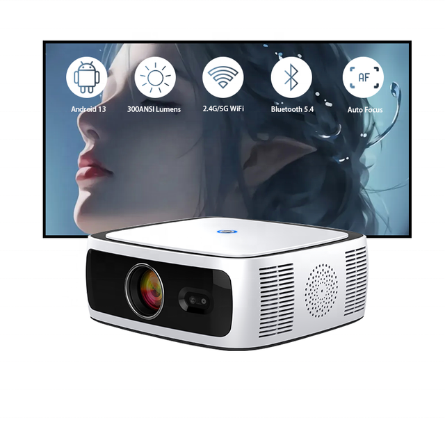 Full HD LCD Home Theater Video Proyector Smart Android 12 300Lumens Projecteur Portable Camping Outdoor Cinema Mini Projector 4k
