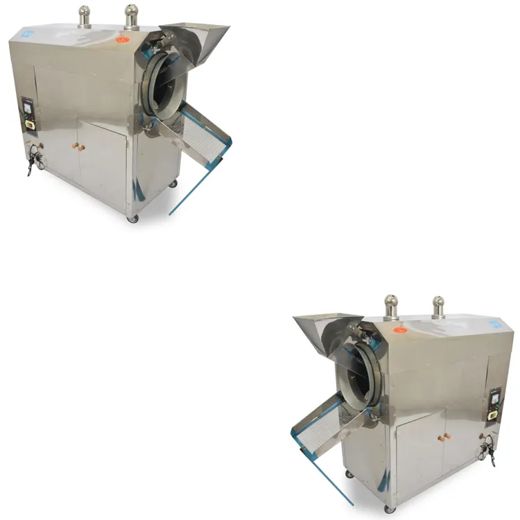 Gaz ısıtma kızartma fıstık fındık kavurma makinesi kakao fasulye kahve kavurma kızartma makineleri