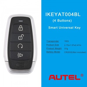 אוטומטי ikeyat004bl 4 כפתורים עצמאי מפתח חכם אוניברסלי - Product Image 5