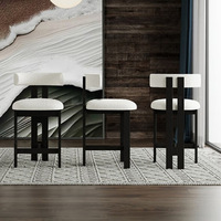 Tabouret de bar en bambou de style français, vintage, pour la maison, le restaurant, le loisir, tabouret haut, design nordique, chaise de réception, cuisine, métal