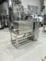 Mélangeur à ruban en U inclinable avec décharge manuelle, mélangeur à cuve à volume personnalisé 100L 200L 300L, machine à mélanger les poudres
