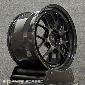 Jantes en alliage forgées sur mesure LM-R en 2 parties pour BMW G80 G82 G83 M3 M4 F40 G20 G8X M4, 18 19 <span class=keywords><strong>20</strong></span> pouces, concaves, argentées, 5X112 - Product Image 3