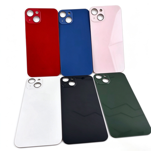 Repuesto de Cristal Trasero con Orificio Grande para iPhone 13, Tapa de Batería Trasera, Panel Trasero de Cristal Templado, Piezas de Reparación - Product Image 2