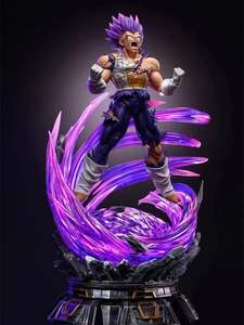 Figurines lumineuses en gros de 30 cm, statues de dragon BAII <span class=keywords><strong>Migatte</strong></span> No Gokui Vegeta, 2 têtes interchangeables, modèle Figura, figurine en PVC, jouets d'anime - Product Image 2