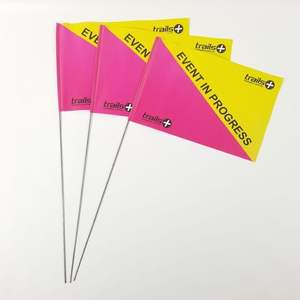 Drapeaux d'<span class=keywords><strong>enquête</strong></span> de marqueur de marquage en PVC <span class=keywords><strong>à</strong></span> impression personnalisée pour l'aménagement paysager d'irrigation de pelouse et de cour - Product Image 2