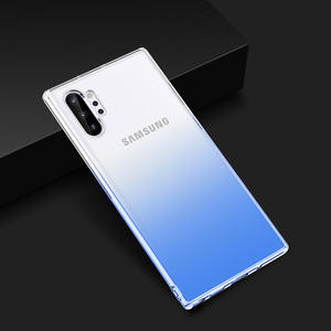 Funda de TPU con gradiente transparente para teléfono móvil <span class=keywords><strong>Samsung</strong></span> <span class=keywords><strong>Galaxy</strong></span> note 20/Note10 <span class=keywords><strong>Plus</strong></span>/<span class=keywords><strong>S22</strong></span>/S20 FE, novedad - Product Image 4