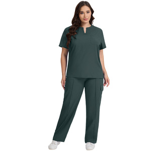 42336 Pantalones <span class=keywords><strong>de</strong></span> pierna recta <span class=keywords><strong>de</strong></span> secado rápido, estilo ligero, talla grande para mujeres y hombres, uniformes <span class=keywords><strong>de</strong></span> enfermería y medicina. - Product Image 1