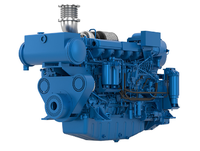 Offre Spéciale tout nouveau moteur marin diesel Weichai WD12 WP12 Baudouin 6W126MC400 400hp 450hp pour bateau
