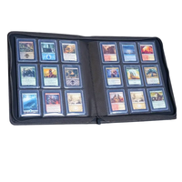 Carpeta de cargador superior de 9 bolsillos personalizable MIO Páginas de carga de 24 lados Capacidad superior de 288 + para tarjetas comerciales Tarjetas de visita PU duraderas
