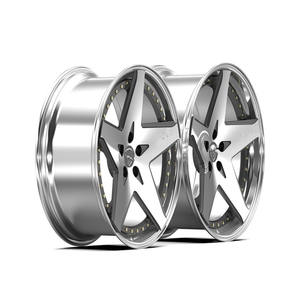 Rines de aleación forjados de dos piezas y cinco radios para autos de pasajeros, 20x10 21x12 PCD 5x114.3, para <span class=keywords><strong>Ferrari</strong></span> <span class=keywords><strong>FF</strong></span> <span class=keywords><strong>V12</strong></span> 2013 - Product Image 1