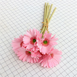 <span class=keywords><strong>Ramo</strong></span> de margaritas artificiales de PU, <span class=keywords><strong>ramo</strong></span> de flores para boda, Pascuas, margaritas africanas - Product Image 5
