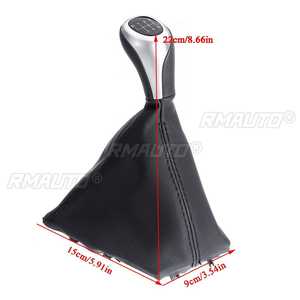 1x 5 Speed / 6 Speed Handle Leather Shifter <b>Car</b> Inner Gear Shift Knob With <b>Boot</b> <b>Cover</b> <b>for</b> BMW F30 F31 F32 F33 F34 F35 F36 - Product Image 6